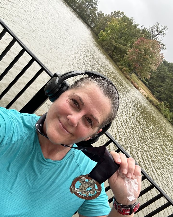 Linda Amos at Haunted 5K, 10K, & 13.1M at Gadsden, AL (41) - 10/10/2026 after earning 1st FEMALE Overall