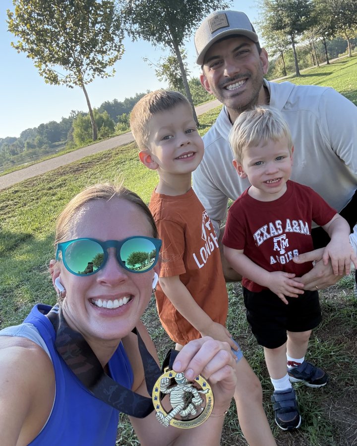 Renee Lakamsani at Haunted 5K, 10K, & 13.1M at Katy, TX (41) - 10/10/2026 after earning 1st FEMALE Overall