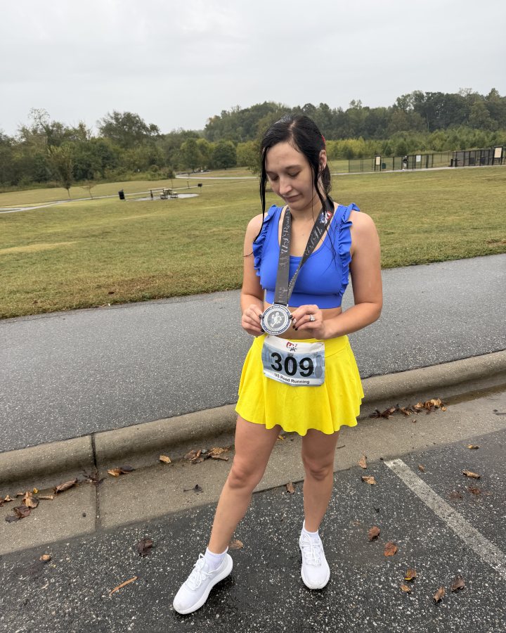 Hannah Morrison at Haunted 5K, 10K, 13.1M & 26.2M at Winston-Salem, NC (41) - 10/10/2026 after earning Best Costume