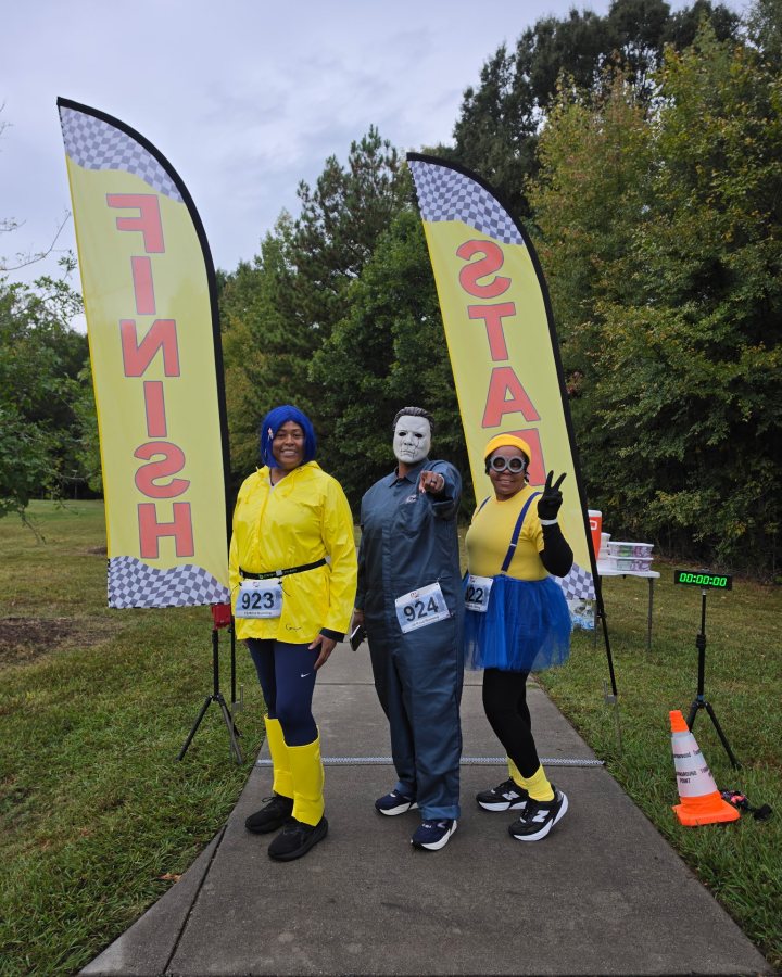 LaCresia Wood at Haunted 5K, 10K & 13.1M at Concord, NC (41) - 10/10/2026 after earning Best Costume