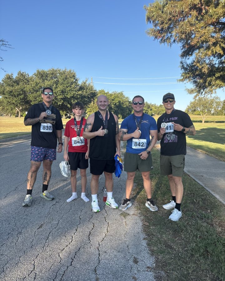 Geoffrey Bruno at Haunted 5K, 10K, & 13.1M at Temple, TX (41) - 10/10/2026 after earning 2nd MALE Overall