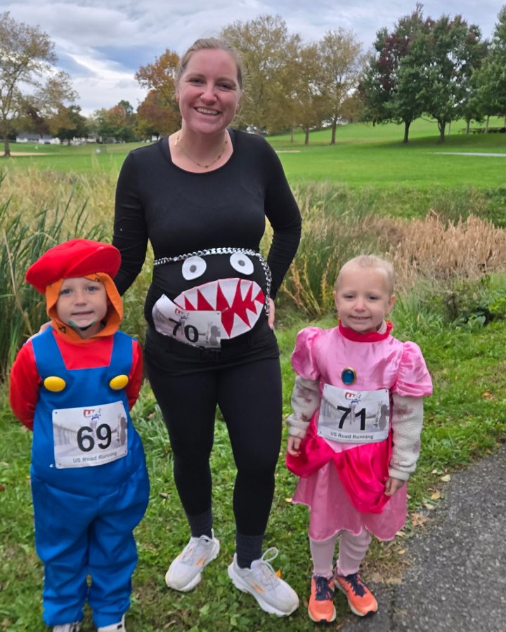 Kaila Gehret at Haunted 5K & 10K at Akron, PA (42) - 10/17/2026 after earning Best Costume