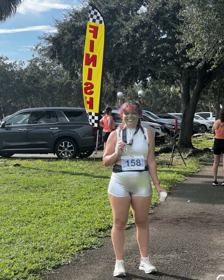 Luana Goncalves at Haunted 5K & 10K at Hollywood, FL (42) - 10/17/2026 after earning Best Costume