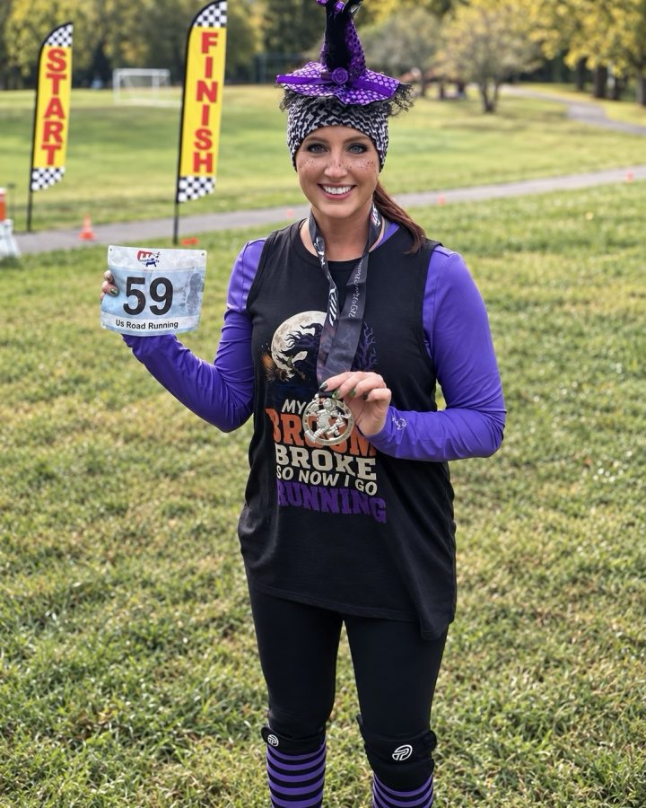 Haley Blazer at Haunted 5K, 10K, & 13.1M at Knoxville, TN (42) - 10/17/2026 after earning Best Costume
