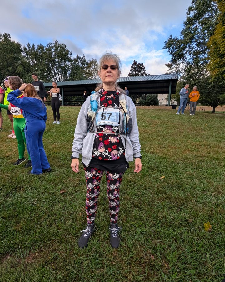 Suzanne Parker at Haunted 5K, 10K, & 13.1M at Knoxville, TN (42) - 10/17/2026 after earning Best Costume