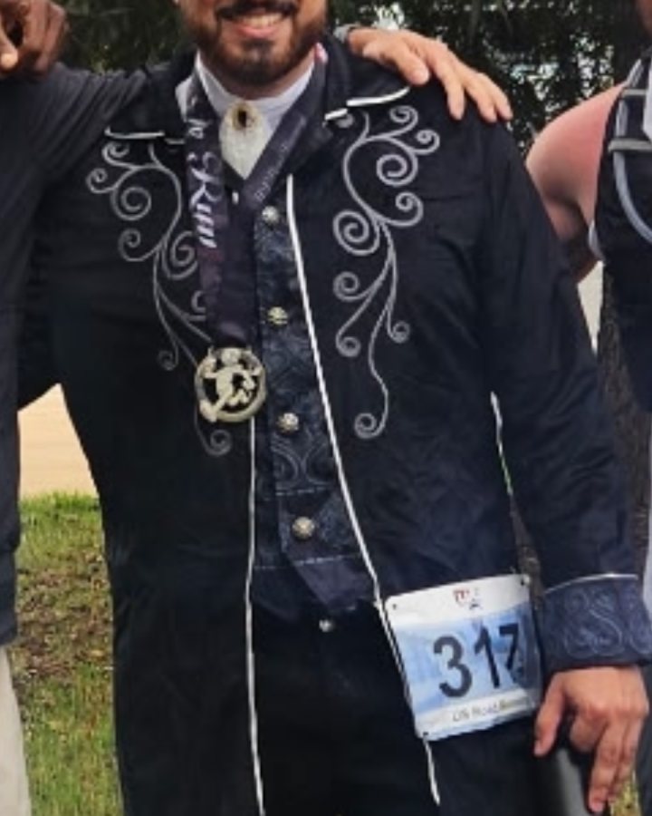 Nathan Lozada at Haunted 5K, 10K & 13.1M at Winston-Salem, NC (42) - 10/17/2026 after earning 2nd MALE Overall