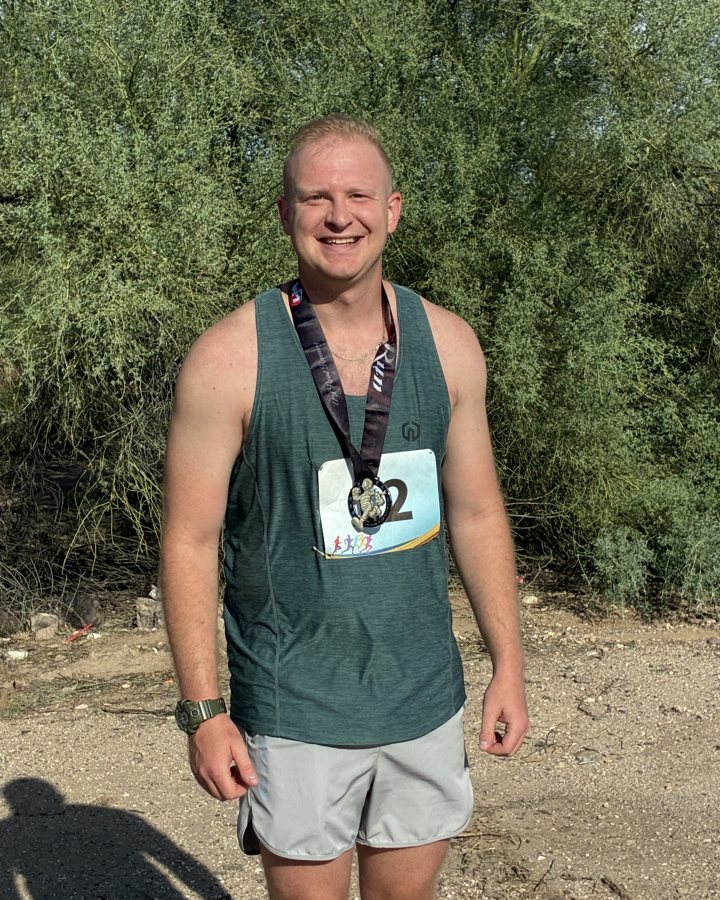 Michael Baughman at Haunted 5K,10K & 13.1M at Tucson, AZ (42) - 10/17/2026 after earning 2nd MALE Overall