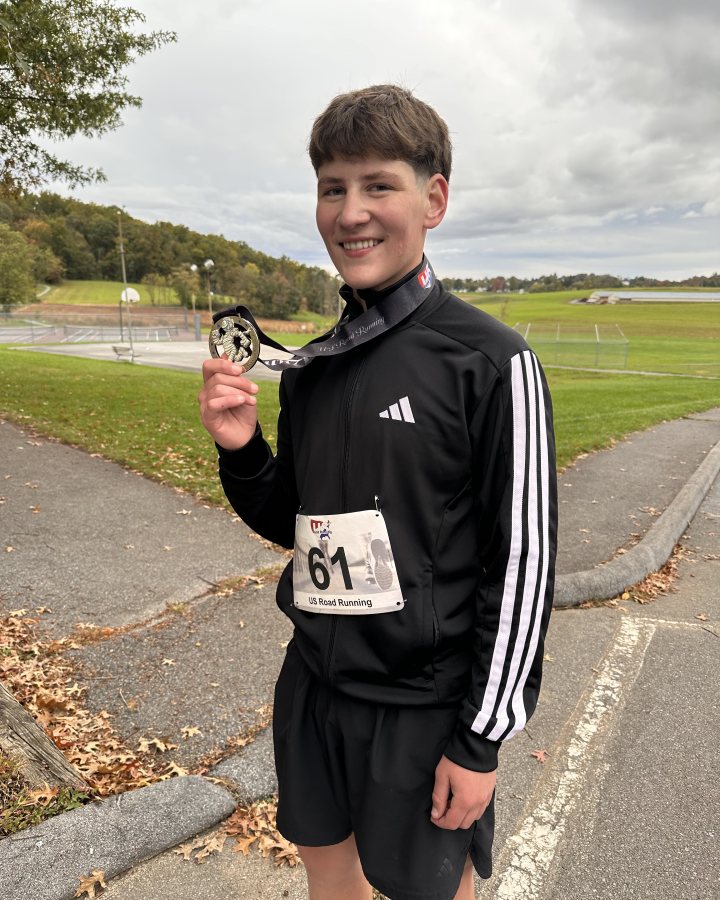 Dominic Testerman at Haunted 5K & 10K at Akron, PA (42) - 10/17/2026 after earning 2nd MALE Overall