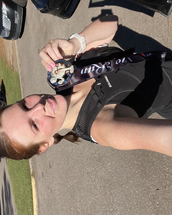 Kate Gressaffa at Haunted 5K, 10K, & 13.1M at Slidell, LA (42) - 10/17/2026 after earning 1st FEMALE Overall