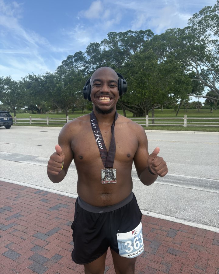Michael Robinson at Haunted 5K, 10K, & 13.1M at Royal Palm Beach, FL (41) - 10/10/2026 after earning Triple Challenge Award 2026