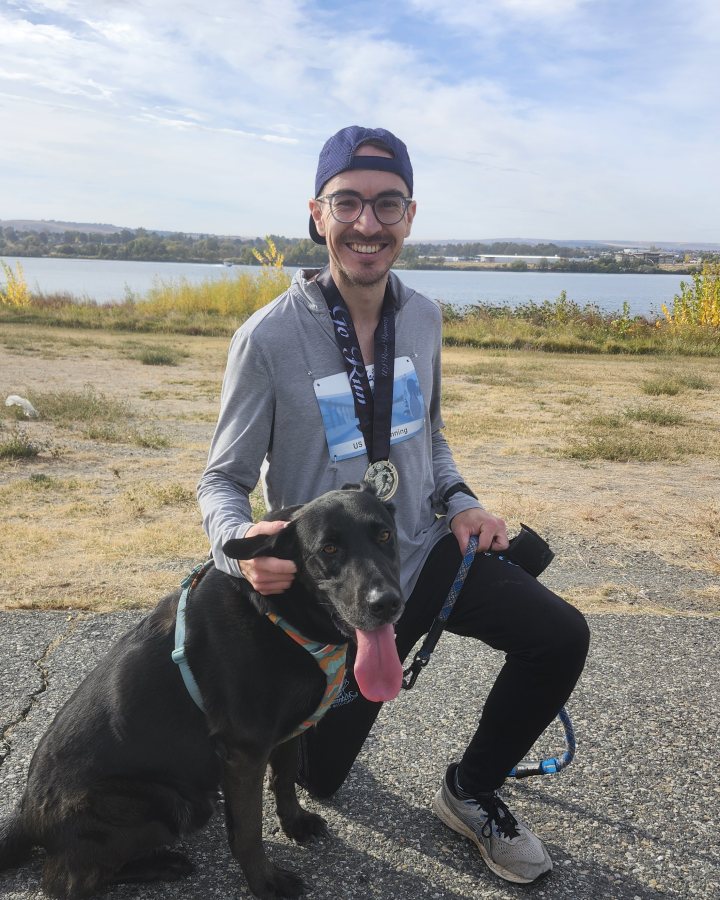 Ethan Stutz at Haunted 5K, 10K, & 13.1M at Pasco, WA (42) - 10/17/2026 after earning 1st MALE Overall