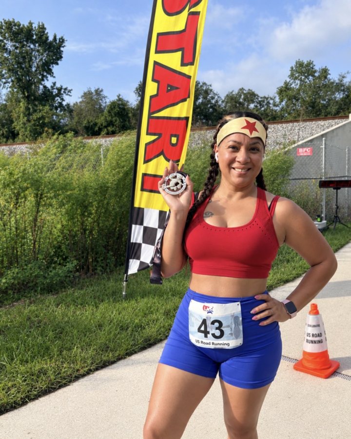 Irma Hernandez at Haunted 5K, 10K, & 13.1M at Deland, FL (41) - 10/10/2026 after earning 3rd FEMALE Overall