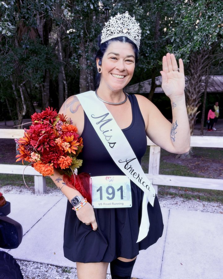 Tanisha Felix at Haunted 5K, 10K, & 13.1M at Deltona, FL (43) - 10/24/2026 after earning Best Costume