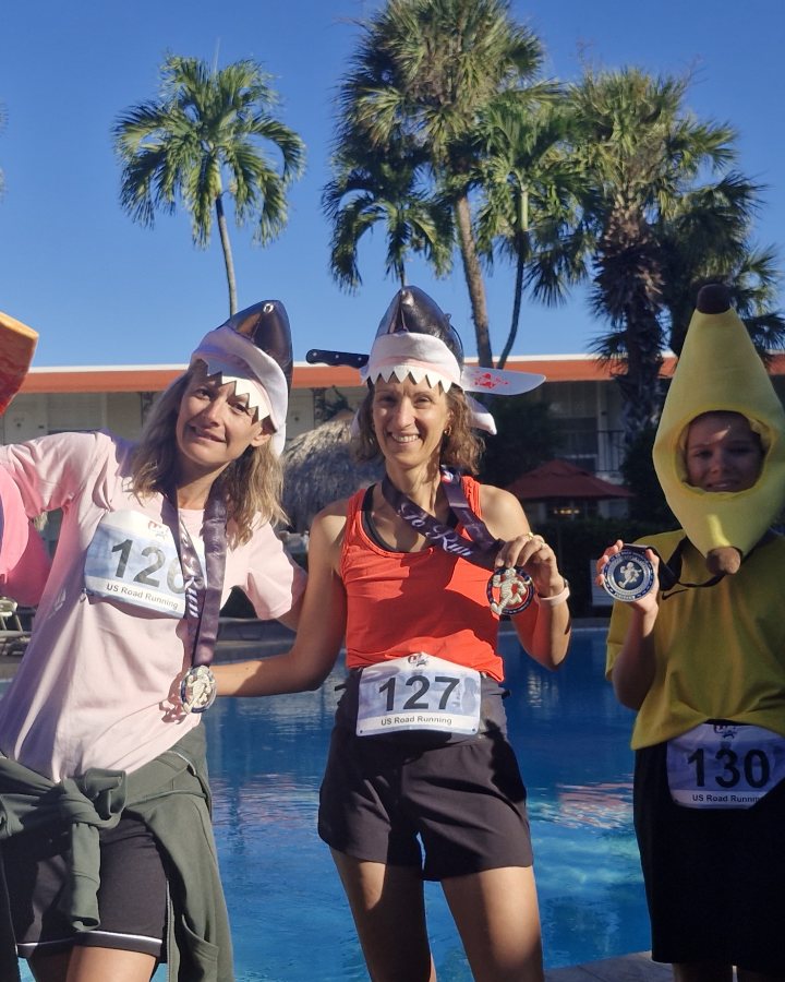 Elisabeth Guillemot at Haunted 5K, 10K, & 13.1M at Naples, FL (43) - 10/24/2026 after earning Best Costume