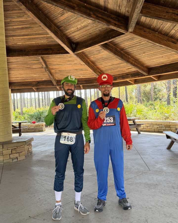 Ben Welling at Haunted 5K, 10K & 13.1M at Panama City Beach, FL (43) - 10/24/2026 after earning Best Costume