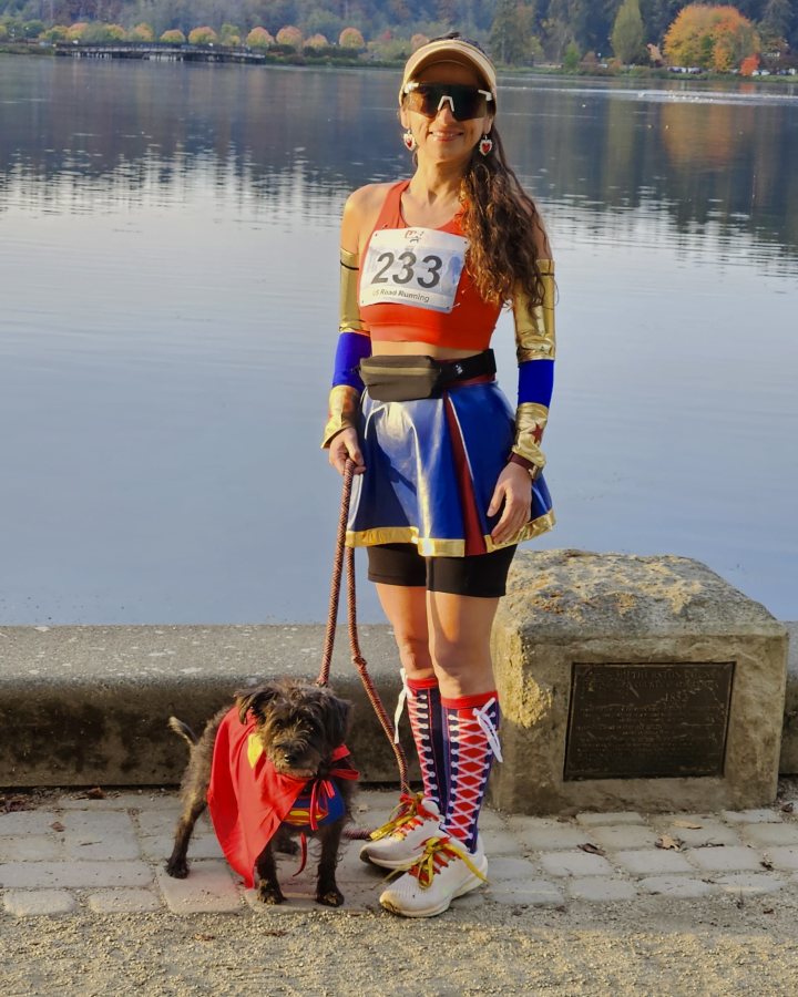 Lorena Wright at Haunted 5K, 10K, & 13.1M at Olympia, WA (43) - 10/24/2026 after earning Best Costume