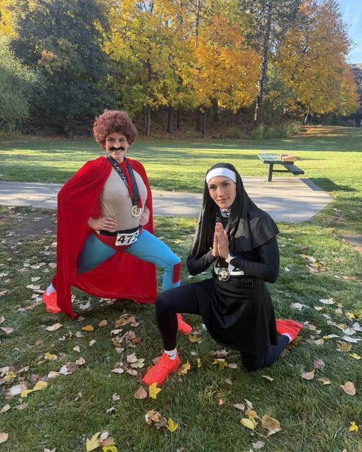 Savannah Signorelli at Haunted 5K, 10K, & 13.1M at Spokane, WA (43) - 10/24/2026 after earning Best Costume