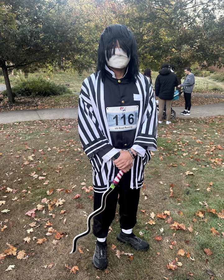 Patrick Gonzalez at Haunted 5K, 10K & 13.1M at Camas, WA (43) - 10/24/2026 after earning Best Costume