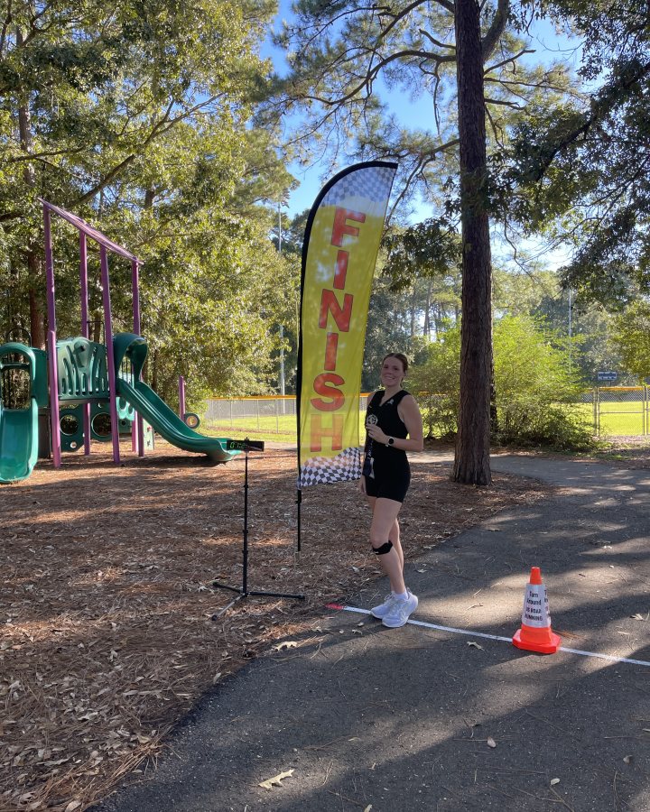 Kate Gressaffa at Haunted 5K, 10K, & 13.1M at Slidell, LA (42) - 10/17/2026 after earning 1st FEMALE Overall