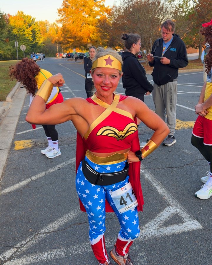 Chasity Hoskins at Haunted 5K, 10K, 13.1M & 26.2M at Charlotte, NC (43) - 10/24/2026 after earning 3rd FEMALE Overall