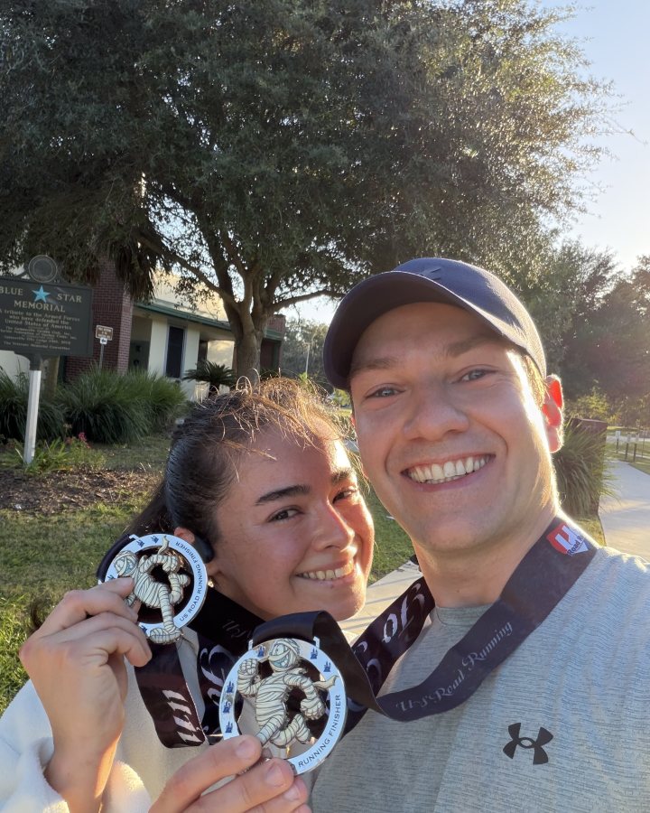 Tolga Catmakas at Haunted 5K & 10K at Gainesville, FL (43) - 10/24/2026 after earning 3rd MALE Overall