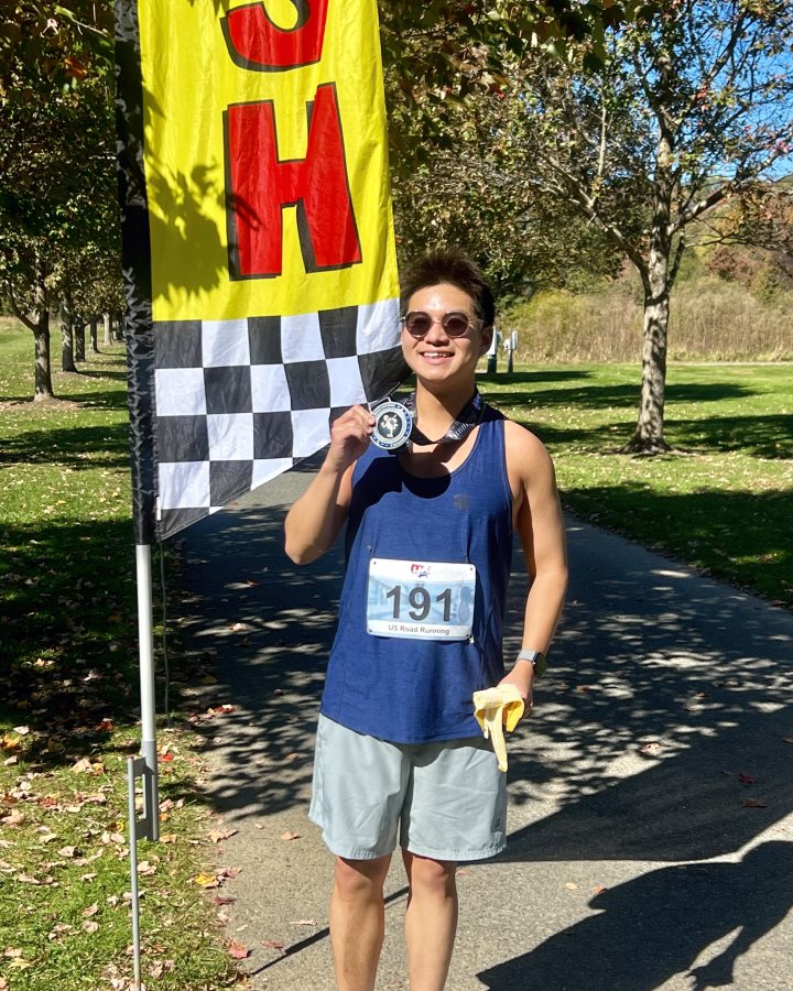 Jiyu Su at Haunted 5K & 10K 13.1 & 26.2 at Boone, NC (43) - 10/24/2026 after earning 1st MALE Overall