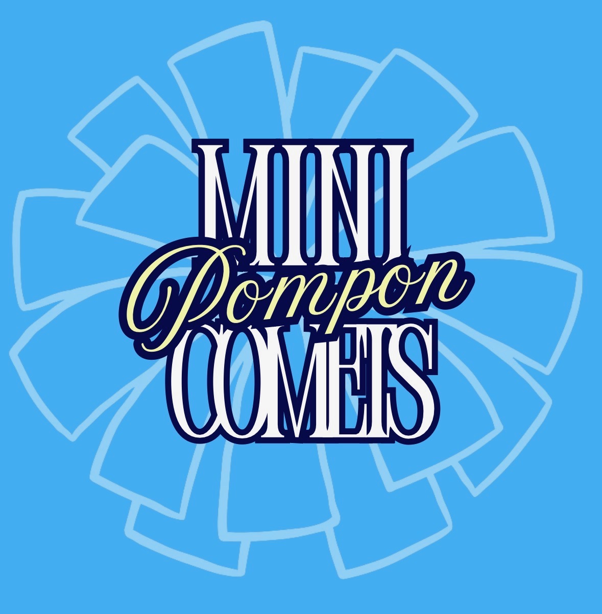 Grand Ledge Mini Comets Pompon Team logo